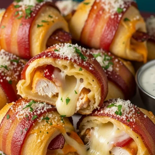 Garlic Parmesan Chicken Bacon Crescent Bombs Garlic Parmesan Chicken Bacon Crescent Bombs