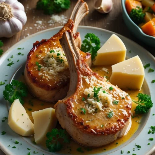 Garlic Parmesan Pork Chops 1 Garlic Parmesan Pork Chops