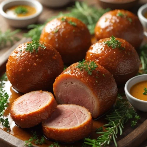 Crispy Brown Sugar Glazed Pork Tenderloin Bombs (3)
