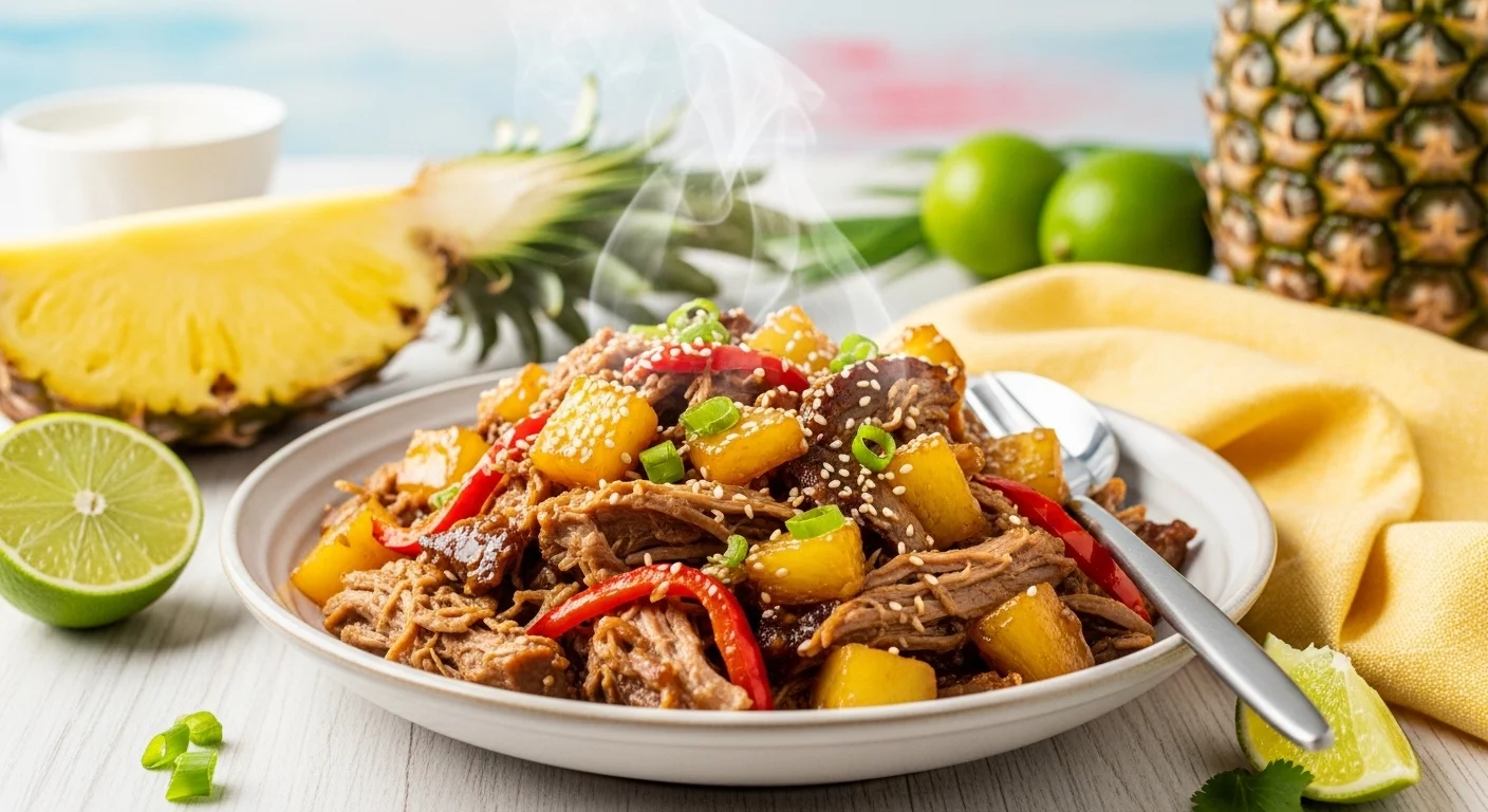 Slow Cooker Pineapple Pork feature image