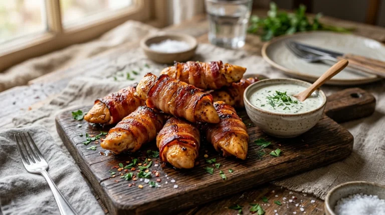 Bacon Wrapped Chicken Tenders feature image