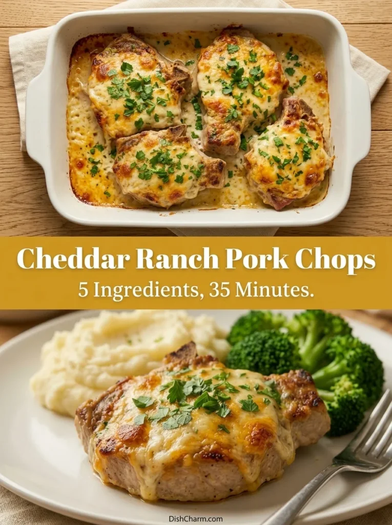 Cheddar Ranch Pork Chops 4 Cheddar Ranch Pork Chops