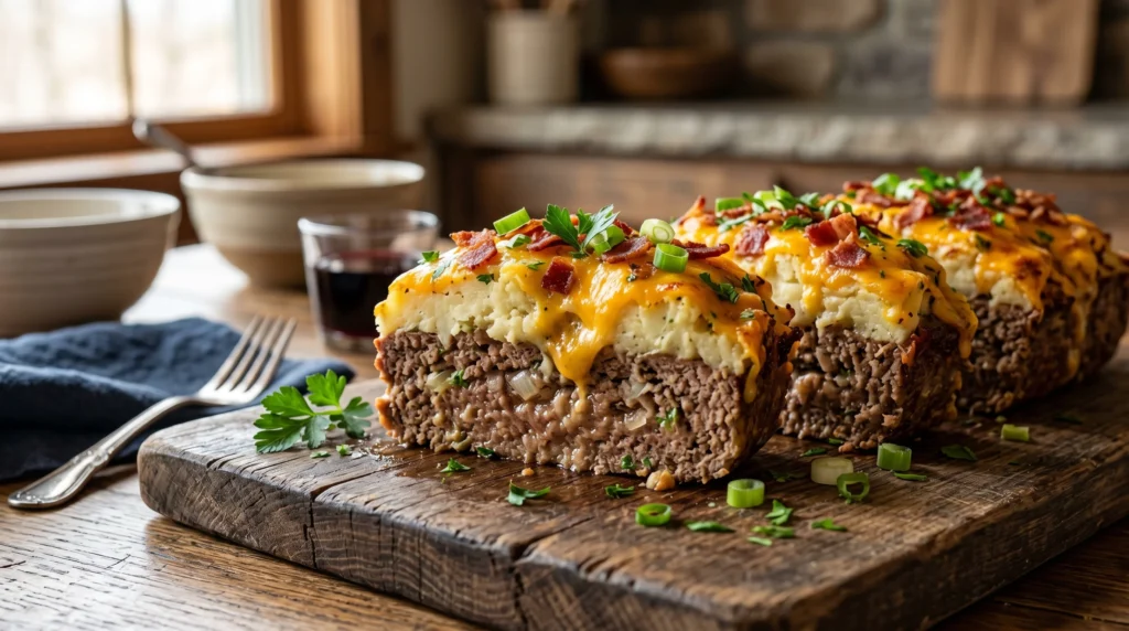 Loaded Potato Meatloaf feature image