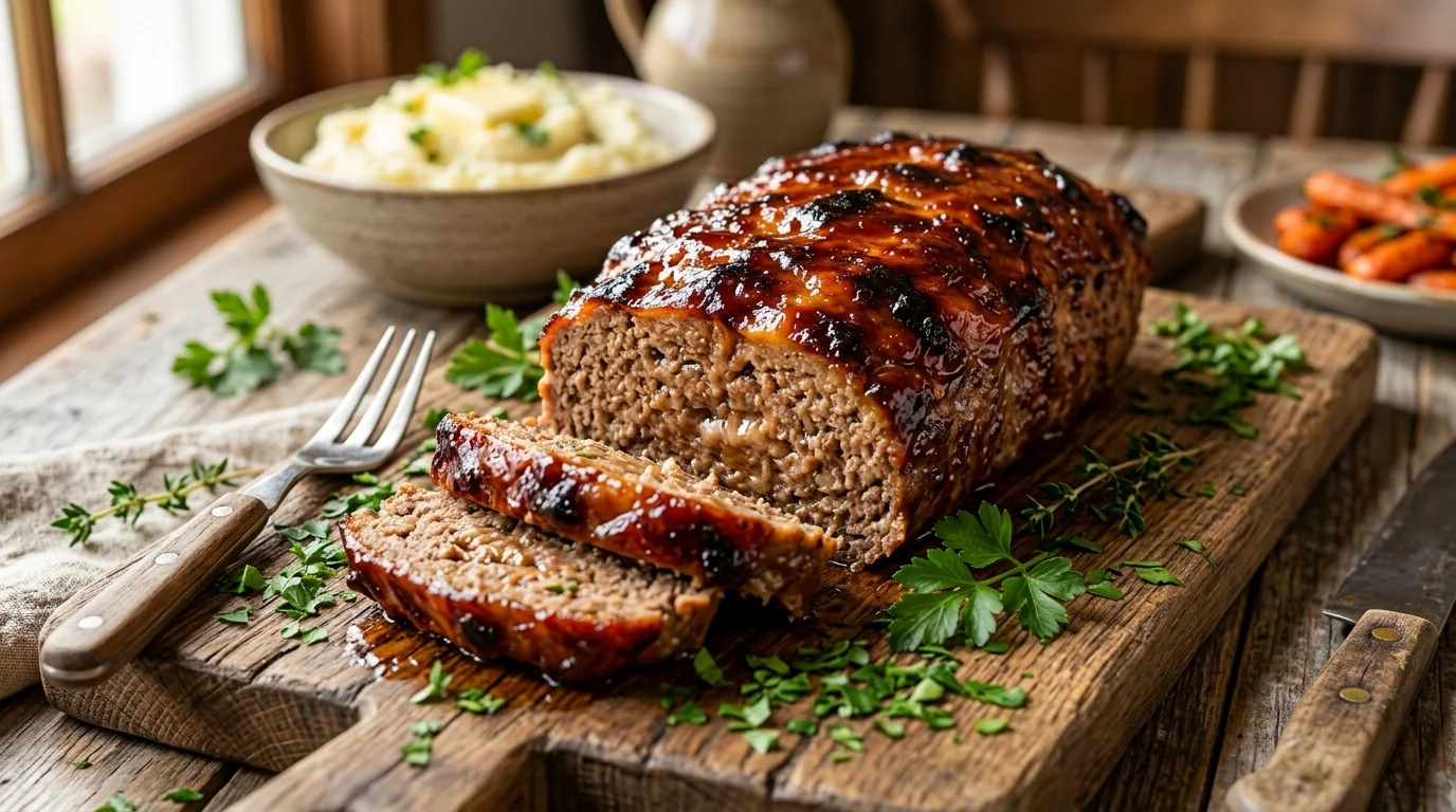 Meatloaf with Brown Sugar Glaze