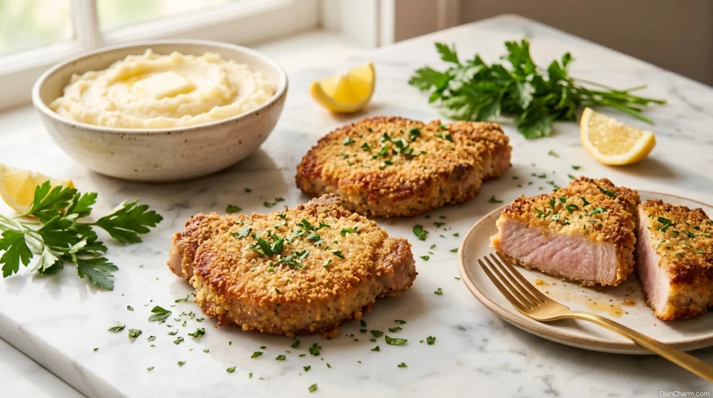 Parmesan Baked Pork Chops